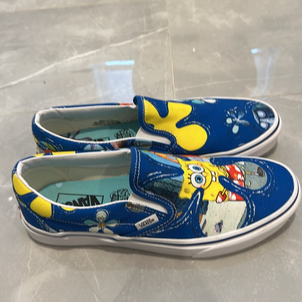 Vans x SpongeBob SquarePants Slip-ons RARE - Picture 4 of 8